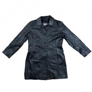 Wilsons Leather Women's Leather Jacket L Black Classic Style
